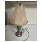 Small 17ï¿½  Brushed Metal Accent table lamp