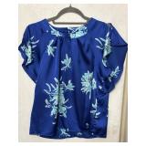 Sz PS Liz Claiborne blouse royal blue  featuring