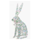 august & leo Acrylic Jewel Bunny Decor $89.95