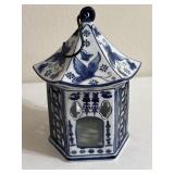 10ï¿½ Porcelain Japanese Bird House/Bird Feeder