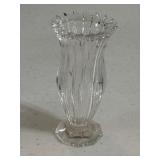 Mikasa Fanfare lead crystal mini bud vase 4.5ï¿½