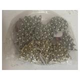 Assorted Silver and Pearl Glittered Christmas