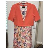 NWT SZ PM Perceptions New York 2 pc set Dress