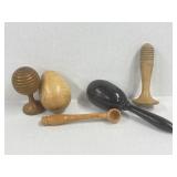 Miscellaneous Lot With Vintage Wooden Items