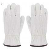 (1pr) XL Heavy Duty Cowhide Leather Work Gloves