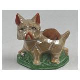 Made in Japan Lustreware Ceramic Bulldog Cubist