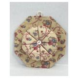 Handmade Quilted Fabric Pincushion Floral