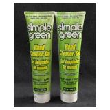 (2) Simple Green Hand Cleaner Gel  5fl oz