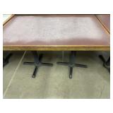 Restaurant Table with Base 48ï¿½x30"x30" (2) Stands