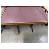 Restaurant Table with Base 48ï¿½x30"x30" (2) Stands