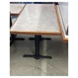 Restaurant Table with Base 48"x25"x29.5"