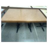 Restaurant Table with Base 47ï¿½x29ï¿½x30 (2) Stands