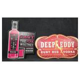 (2) Tin Liquor Signs