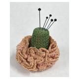 Crochet Cactus Pincushion