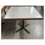 Restaurant Table with Base 36.5"x 21.5"