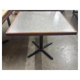 Restaurant Table with Base 36.5"x 21.5"