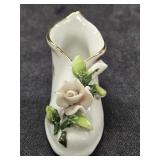 1945-1951 Miniature Porcelain Shoe Figurine