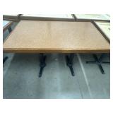 Restaurant Table with Base 47ï¿½x29ï¿½x30 (2) Stands