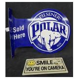 Metal Polar Beer & "SMILE YOU