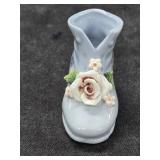1890-1930 Miniature Porcelain Boot Figurine