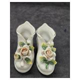 Porcelain Miniature Boot Figurines from the