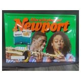 17"x26" Vintage Embossed Metal Newport Sign