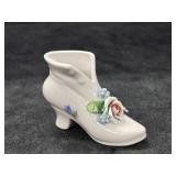 1950s-60s German Hand Painted Porcelain Shoe