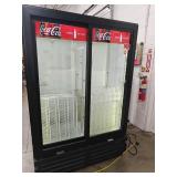Imbera Double Door Coke Cooler WORKS! Doors slide