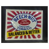 17"x22" Metal Beech-Nut Chewing Tobacco Sign