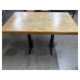 Restaurant Table with Base 48ï¿½x29ï¿½x29.5ï¿½ (2)