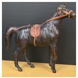 Mid-century Leather Clad Horse