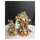 Chinese Hardstone and Mineral Grape Cluster