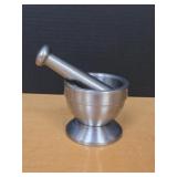 Stainless Mortar & Pestle 4"ï¿½3.5"