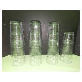 (11) Glass Tumblers