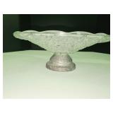 13"ï¿½4.75" Glass Pedestal Bowl