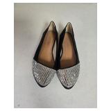 Sz 7 Nina Jones Black Faux-leather
