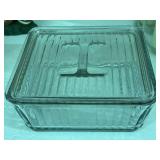 1932 Anchor Hocking Bake N Keep 9" Square Glass