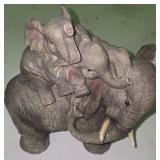 Oliver Green Resin Ebros Wildlife Elephant