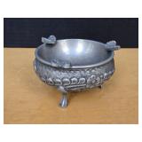 Metal Footed Ashtray