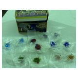 NIB (12) Pc Collection of Glass Tropical Fish