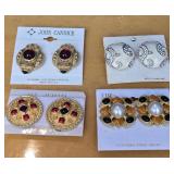(4) Prs Clip-On Earrings