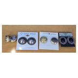 (4) Prs Clip-On Earrings