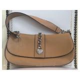 TAN LEATHER HANDBAG 12ï¿½x5.5ï¿½