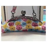 Sequin Floral Bag Clutch Colorful Embroidered