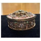 Gold-tone Metal Filigree or Pierced