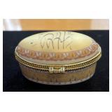 Trinket Box or Compact with an Inscribed