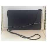 Black Satin Clutch 9"x6"