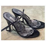 Sz 37 Jean Pierre Strappy High Heel Sandals