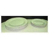 (4) Crown Ming Dinner Plates & (4) Saucers