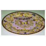 12" Versace Porcelain Service Plate Butterfly